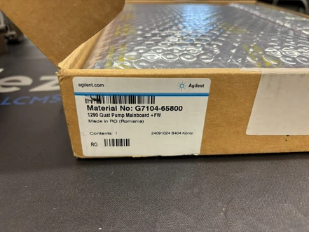 Agilent hlavní řídící deska pro kvartérní HPLC čerpadla, G7104-65800 (Testováno)