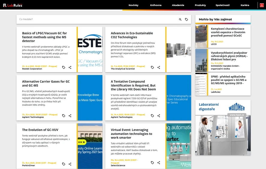 <p>LabRulez: GC a GCMS webináře 14. - 15. týden</p>
