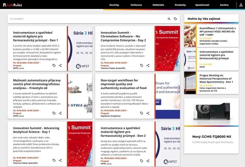 <p>LabRulez: GC a GCMS webináře 42. týden</p>