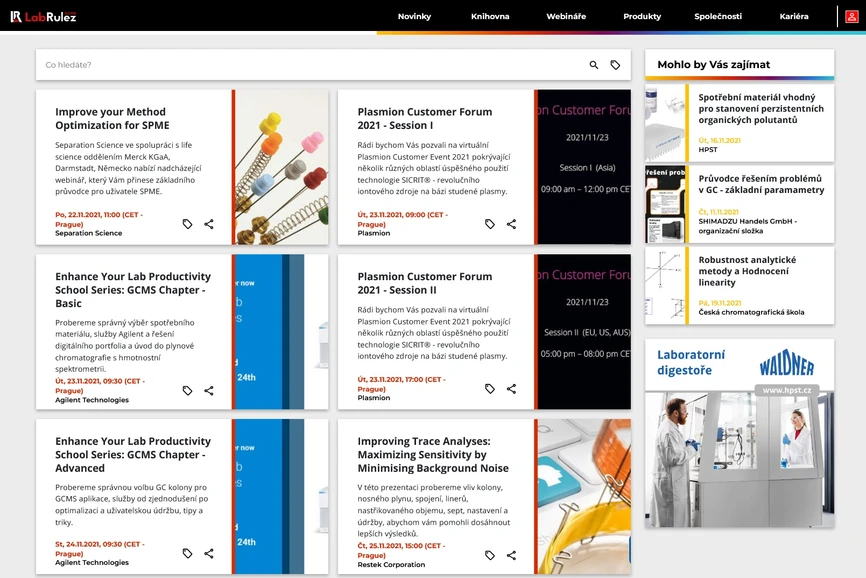 <p>LabRulez: GC a GCMS webináře 47. týden</p>