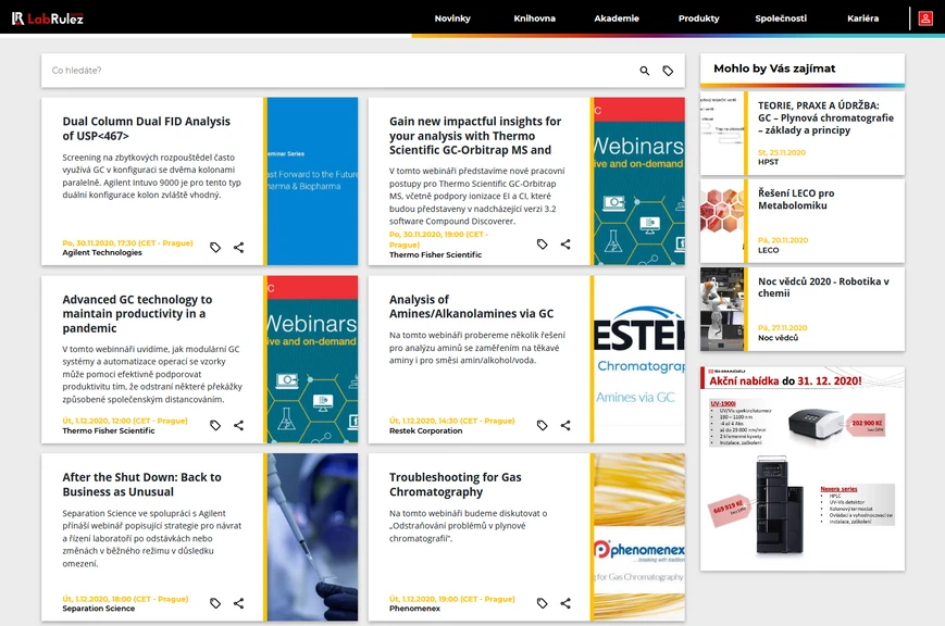 <p>LabRulez: GC a GCMS webináře - 49. týden</p>