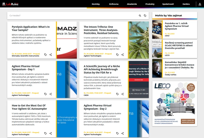 <p>LabRulez: GC a GCMS webináře - 7. týden</p>