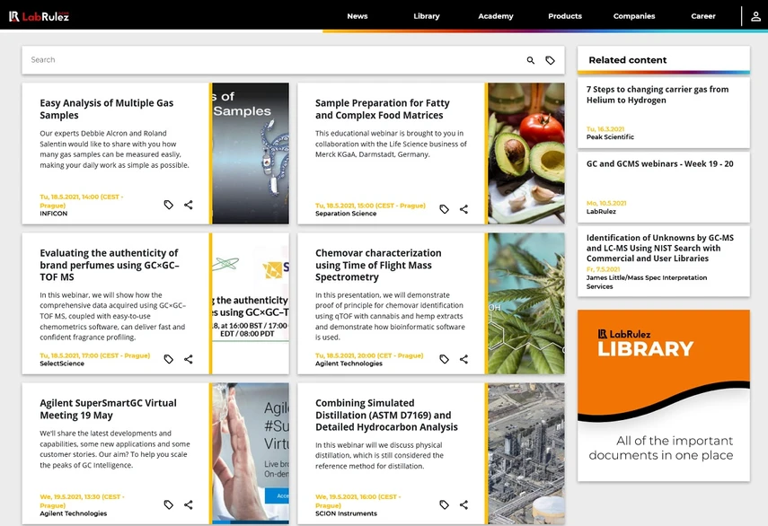 <p>LabRulez: GC and GCMS webinars - Week 20</p>
