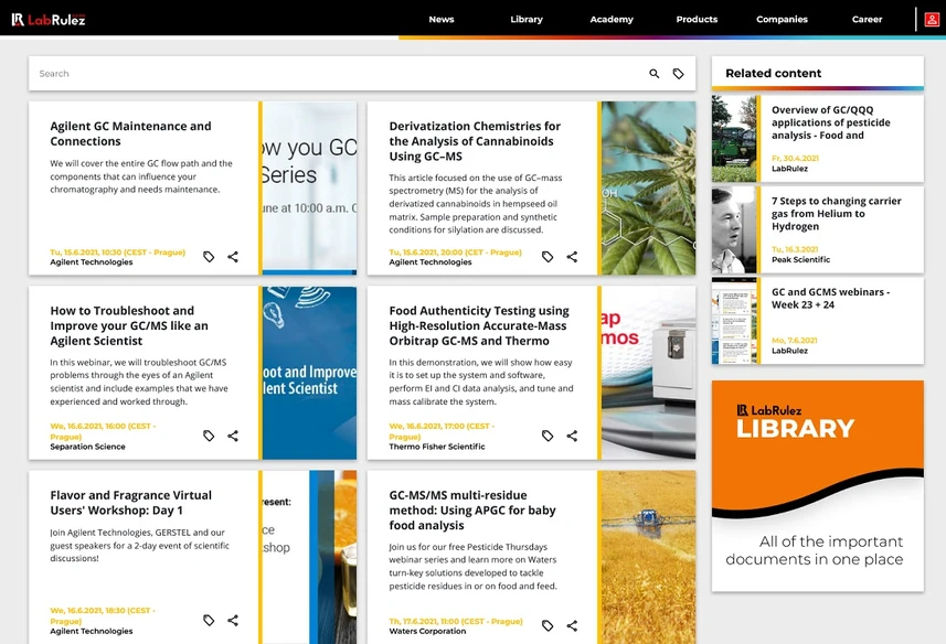 <p>LabRulez: GC and GCMS webinars - Week 24</p>
