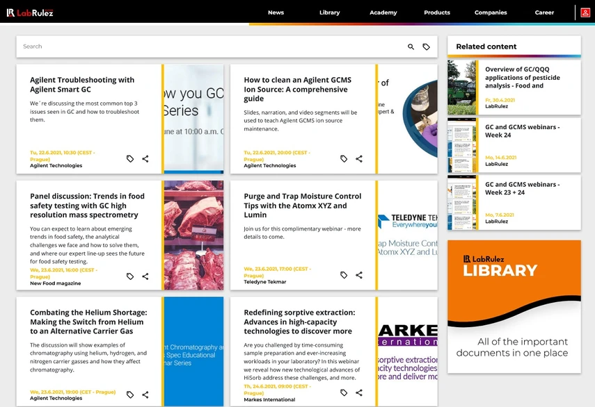 <p>LabRulez: GC and GCMS webinars - Week 25</p>