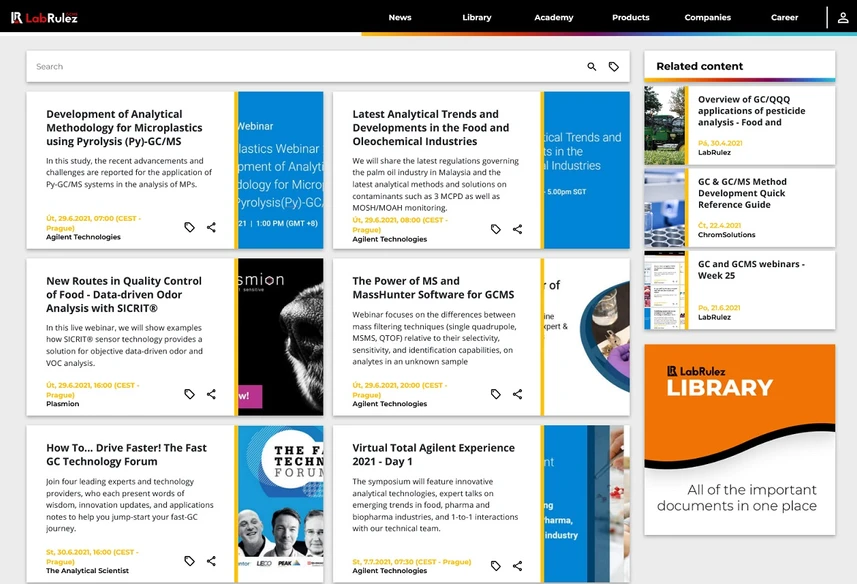 <p>LabRulez: GC and GCMS webinars - Week 26</p>
