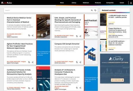 GC and GCMS webinars - Week 34 - 36