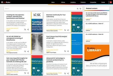 GC and GCMS webinars - Week 48