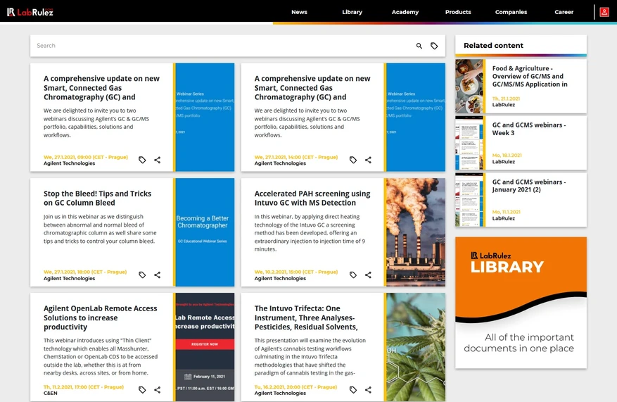 <p>LabRulez: GC and GCMS webinars - Week 4</p>
