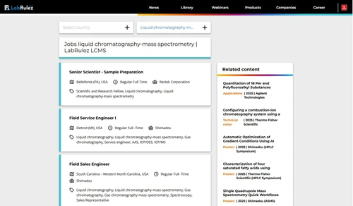 Global Careers in LC-MS: Explore Analytical Chemistry Jobs Around the World