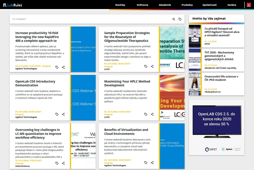 <p>LabRulez: LC a LCMS webináře - 46. týden</p>
