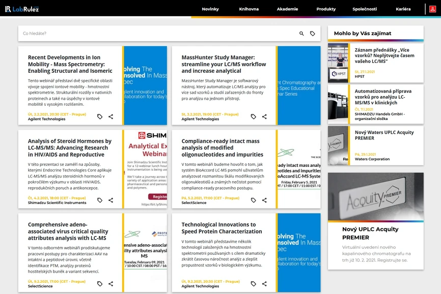 <p>LabRulez: LC a LCMS webináře - únor 2021</p>
