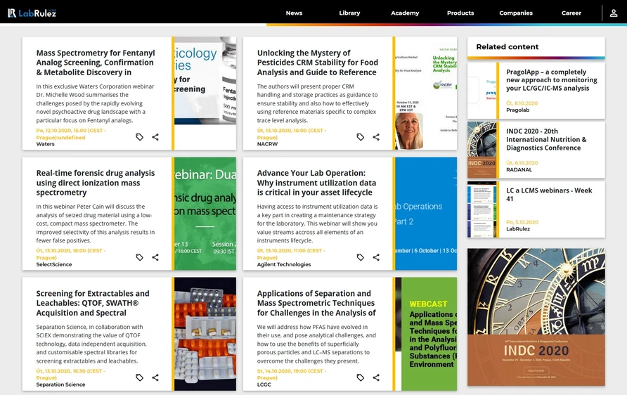<p>LabRulez: LC and LCMS webinars - Week 42</p>
