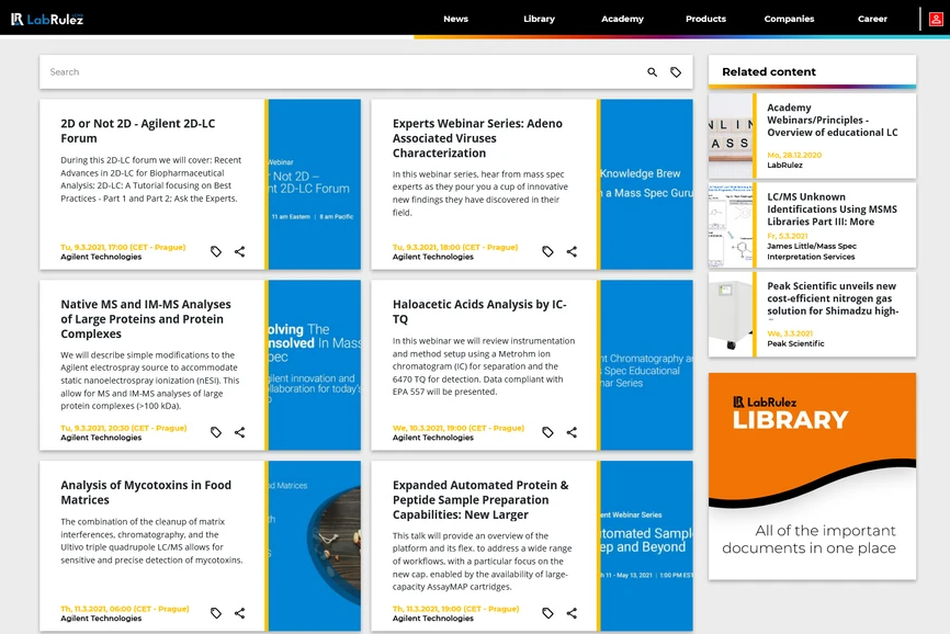 <p>LabRulez: LC and LCMS webinars - Week 10</p>
