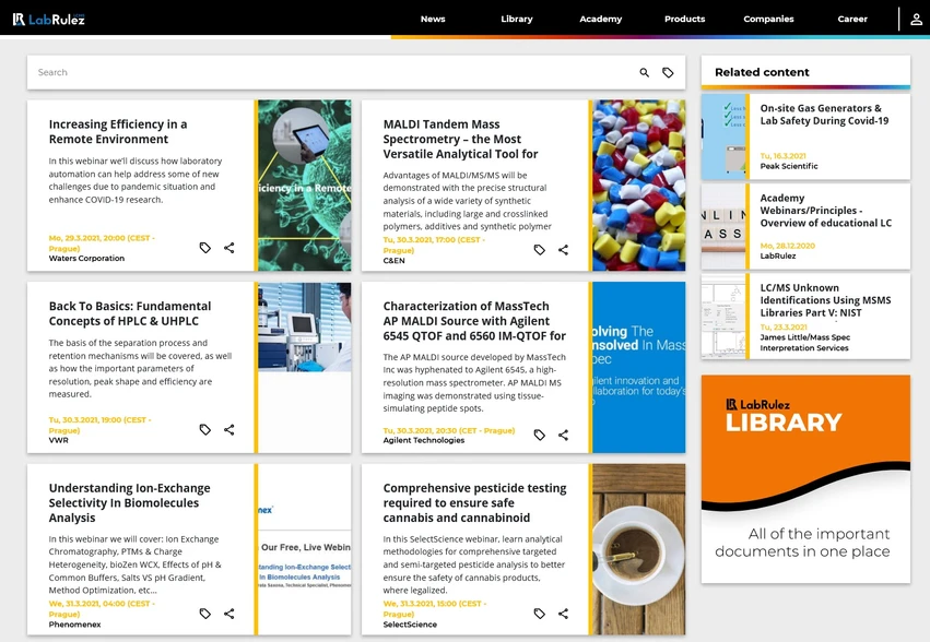 <p>LabRulez: LC and LCMS webinars - Week 13</p>
