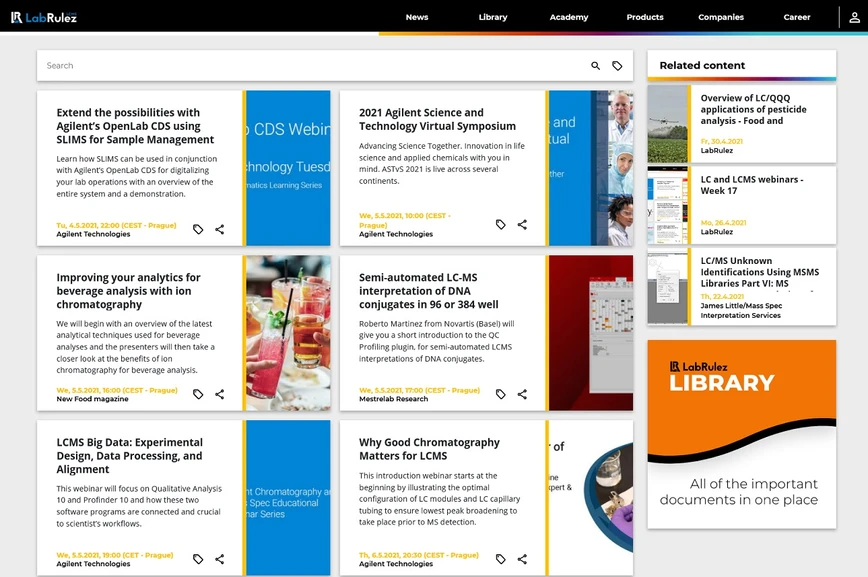 <p>LabRulez: LC and LCMS webinars - Week 18</p>
