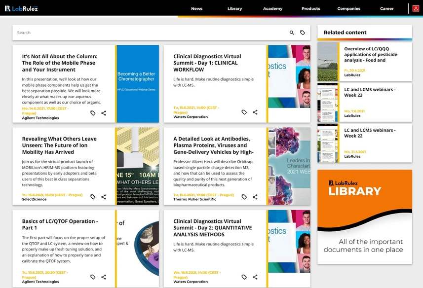 <p>LabRulez: LC and LCMS webinars - Week 24</p>
