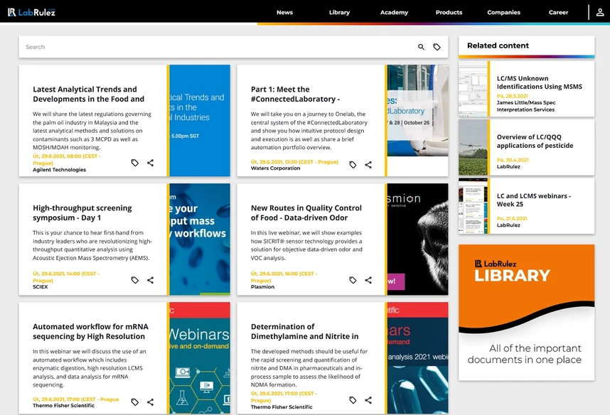 <p>LabRulez: LC and LCMS webinars - Week 26</p>
