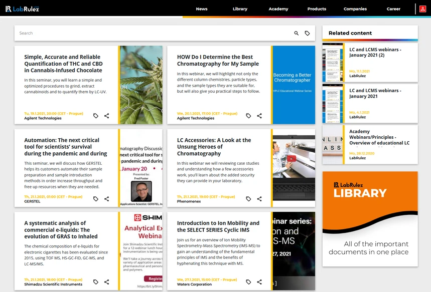 <p>LabRulez: LC and LCMS webinars - Week 3</p>
