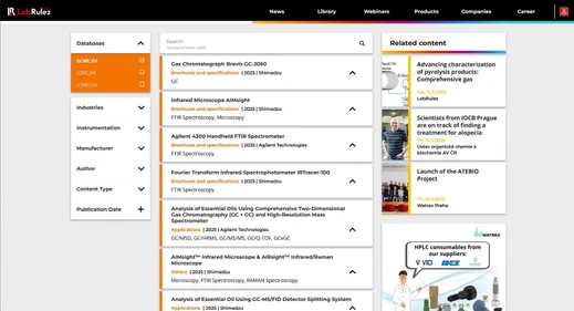 News from LabRulezGCMS Library - Week 12, 2025