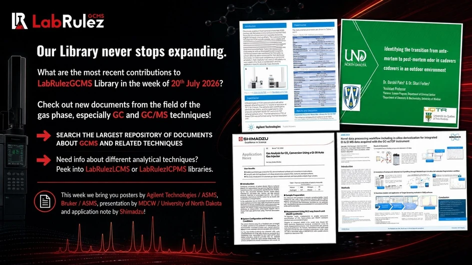 <p><strong>LabRulez / AI:</strong> News from LabRulezGCMS Library - Week 30, 2026</p>