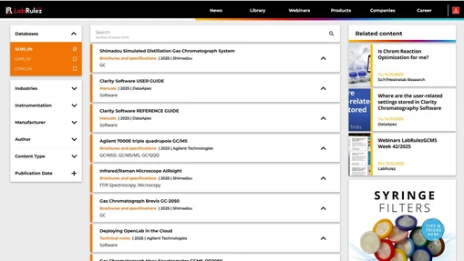 News from LabRulezGCMS Library - Week 42, 2025
