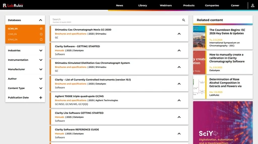 News from LabRulezGCMS Library - Week 49, 2025