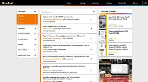 News from LabRulezICPMS Library - Week 13, 2025