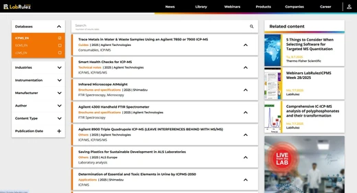 News from LabRulezICPMS Library - Week 28, 2025