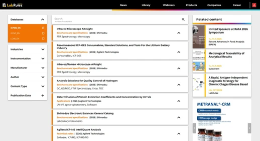 News from LabRulezICPMS Library - Week 29, 2026