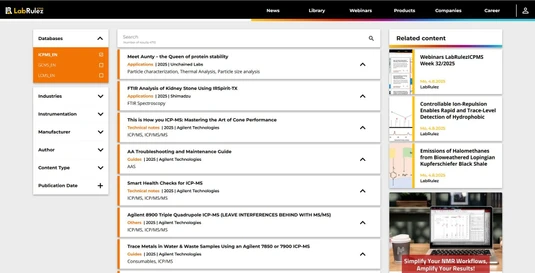 News from LabRulezICPMS Library - Week 32, 2025
