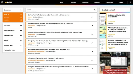 News from LabRulezICPMS Library - Week 33, 2025
