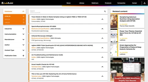 News from LabRulezICPMS Library - Week 34, 2025