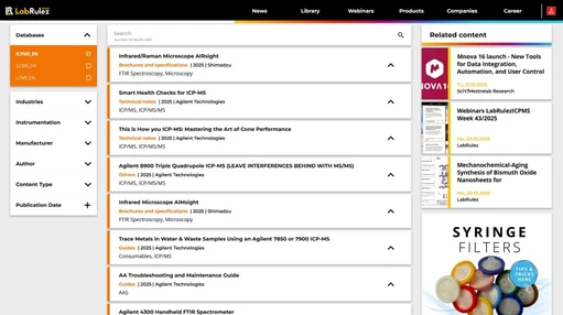News from LabRulezICPMS Library - Week 43, 2025