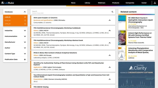 News from LabRulezLCMS Library - Week 08, 2026