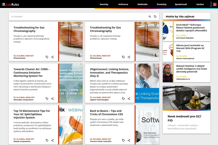 <p>LabRulez: Webináře LabRulezGCMS týden 11/2024</p>