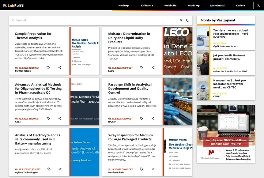 <p>LabRulez: Webináře LabRulezICPMS týden 12/2025</p>
