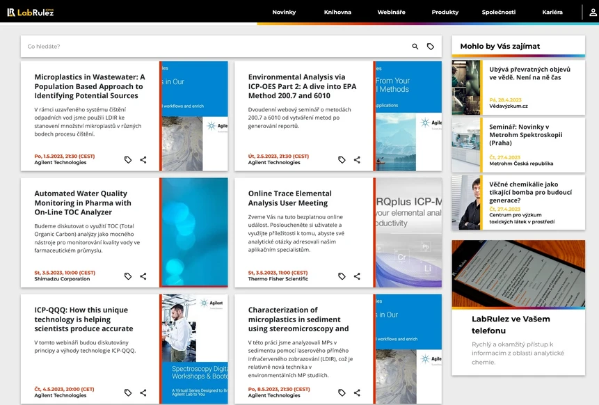 <p>LabRulez: Webináře LabRulezICPMS týden 18/2023</p>
