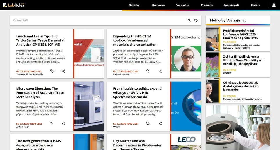 <p>LabRulez: Webináře LabRulezICPMS týden 28/2026</p>