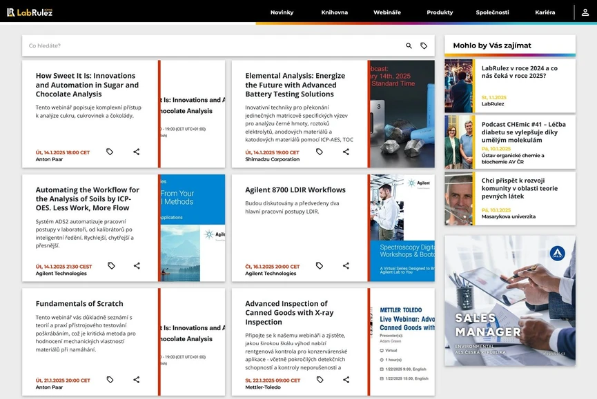 <p>LabRulez: Webináře LabRulezICPMS týden 3/2025</p>