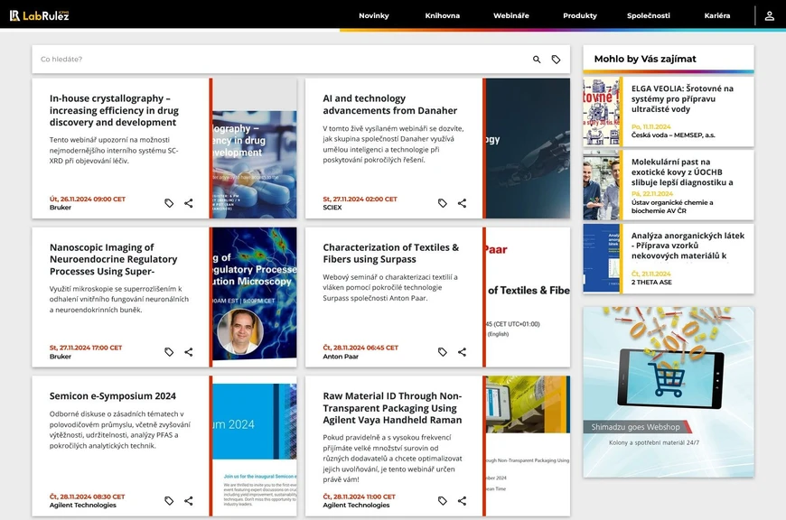 <p>LabRulez: Webináře LabRulezICPMS týden 48/2024</p>