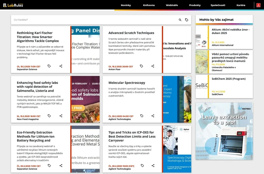 <p>LabRulez: Webináře LabRulezICPMS týden 8/2025</p>