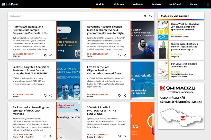 <p>LabRulez: Webináře LabRulezLCMS týden 14/2024</p>
