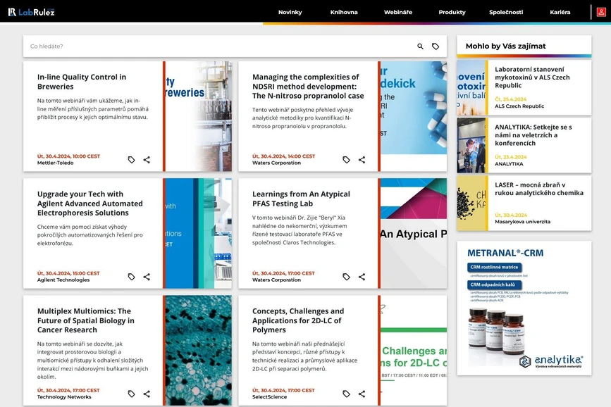 <p>LabRulez: Webináře LabRulezLCMS týden 18/2024</p>

