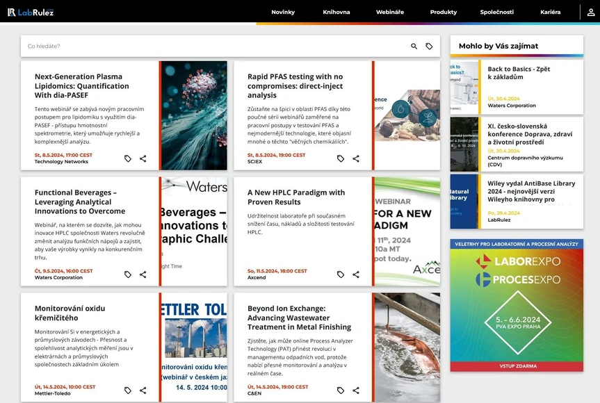 <p>LabRulez: Webináře LabRulezLCMS týden 19/2024</p>