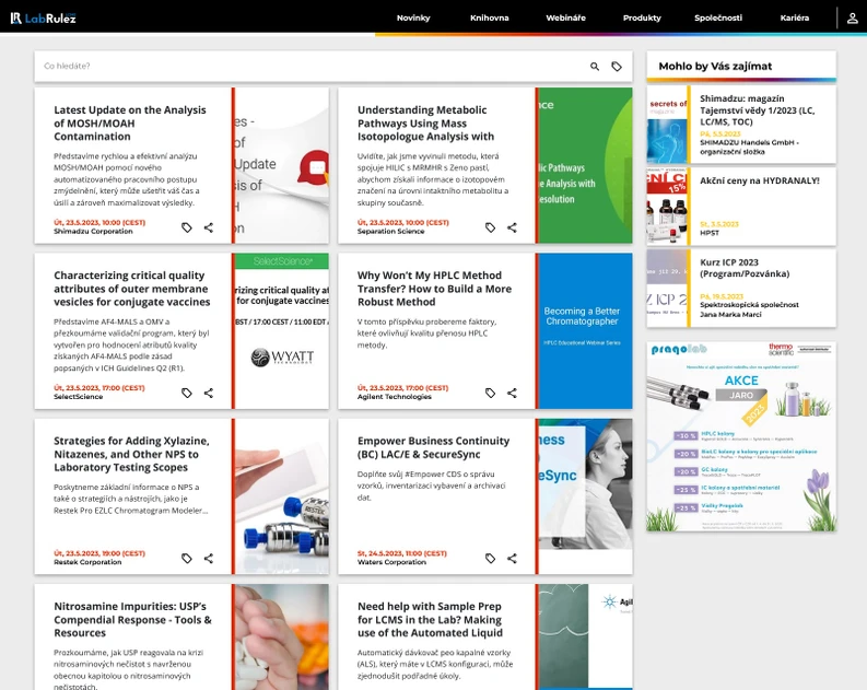 <p>LabRulez: Webináře LabRulezLCMS týden 21/2023</p>