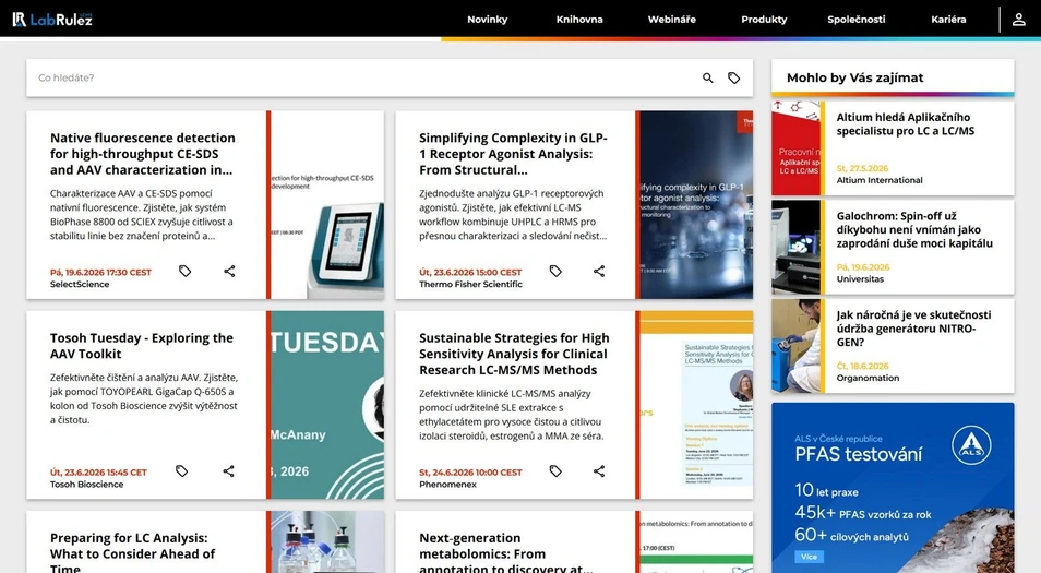 <p>LabRulez: Webináře LabRulezLCMS týden 26/2026</p>