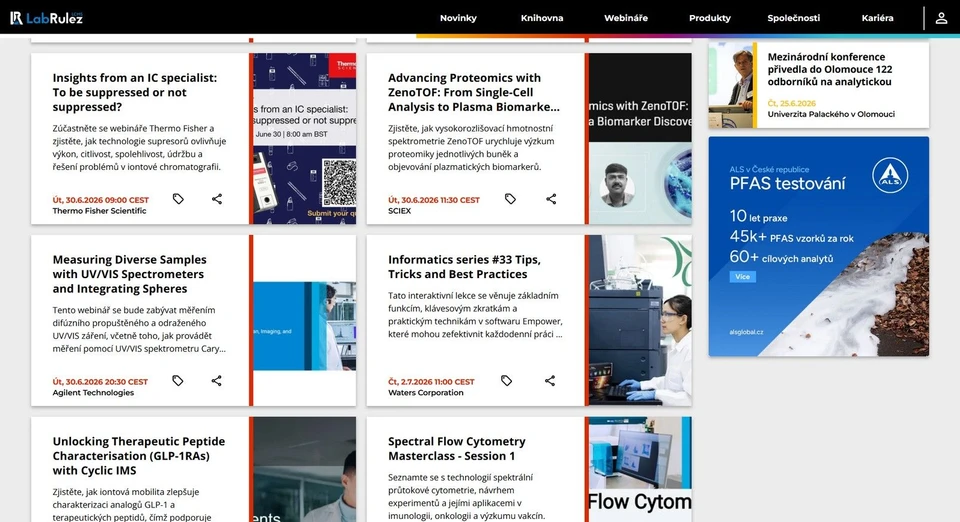 <p>LabRulez: Webináře LabRulezLCMS týden 27/2026</p>