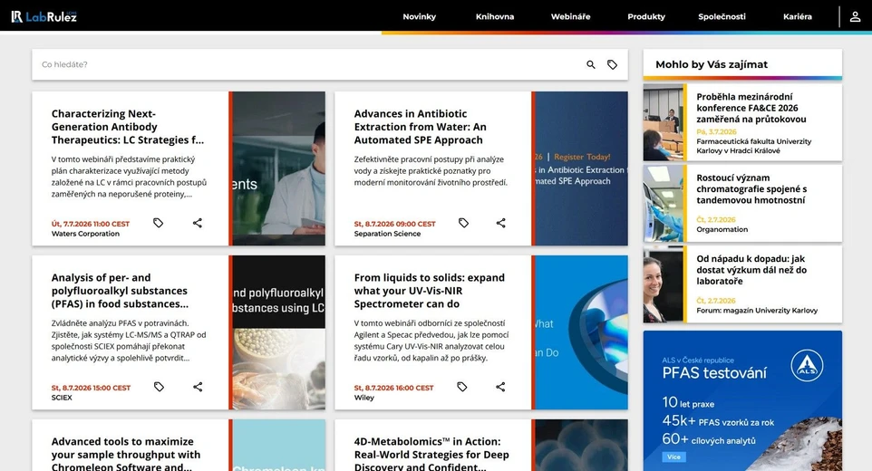 <p>LabRulez: Webináře LabRulezLCMS týden 28/2026</p>