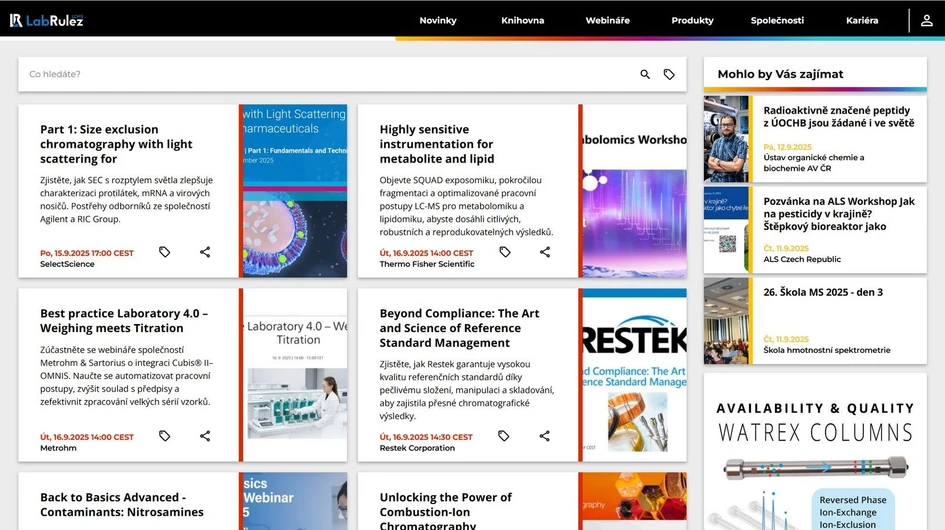 <p>LabRulez: Webináře LabRulezLCMS týden 38/2025</p>